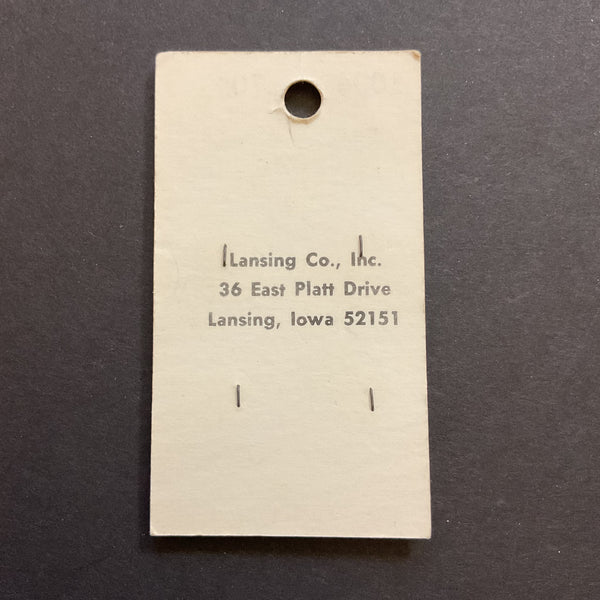 Vintage 1094 La Petite 5/8 Matte Pink 4 Hole Buttons 4 on Card