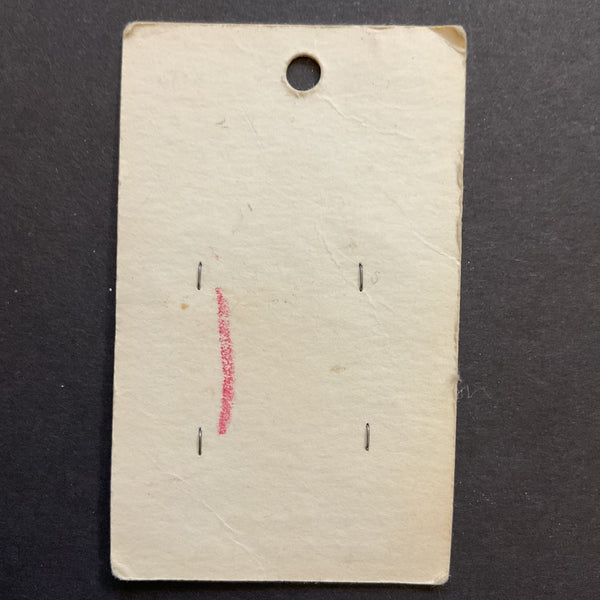 Vintage 1520 La Petite 5/8 Matte Orange 2 Hole Buttons 4 on Card