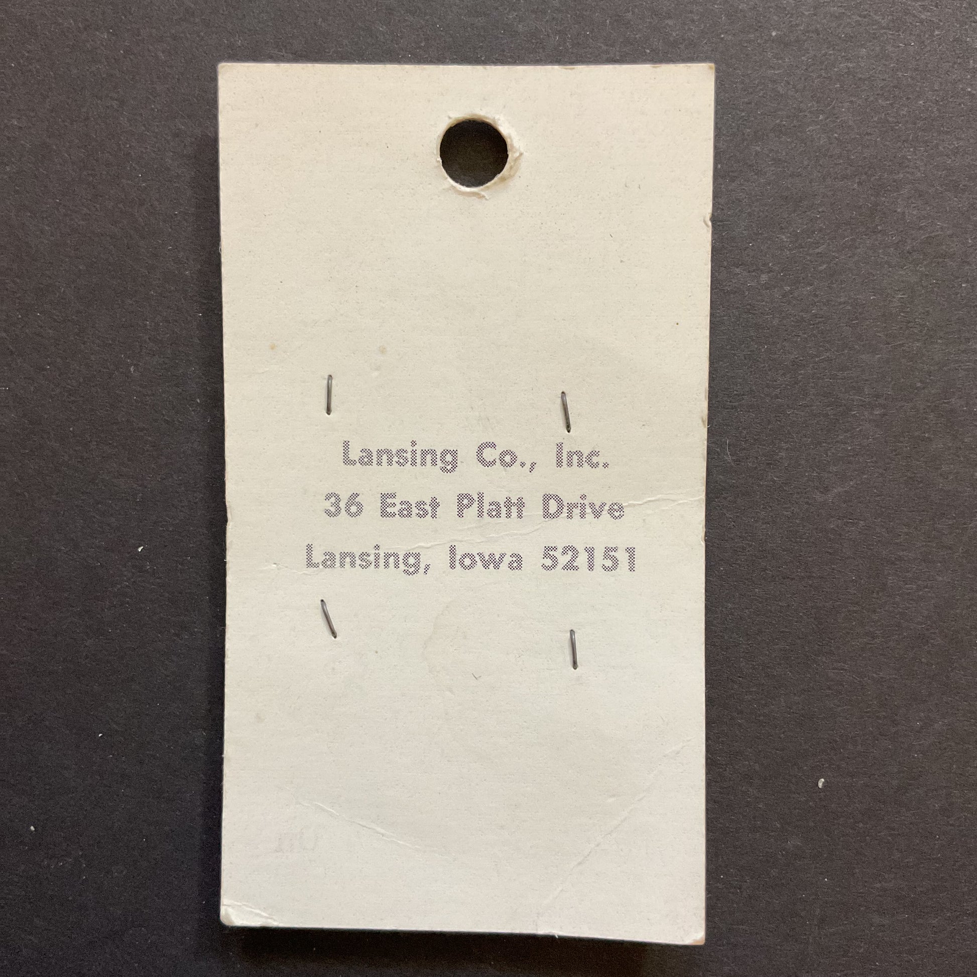 Vintage 3036 La Petite 5/8” Matte Blue 2 Hole Buttons 4 on Card - Avid Vintage