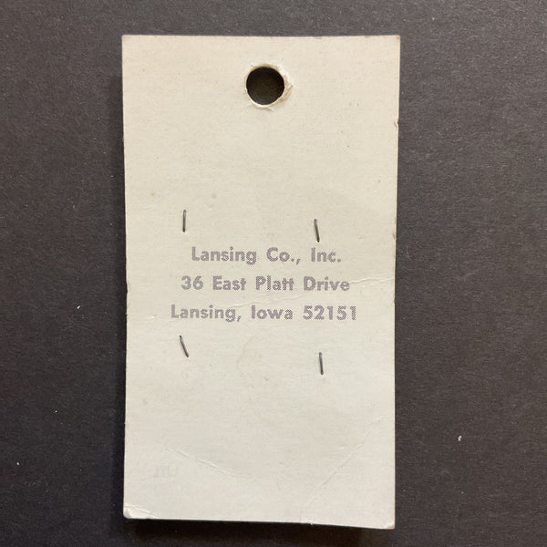 Vintage 3036 La Petite 5/8” Matte Blue 2 Hole Buttons 4 on Card