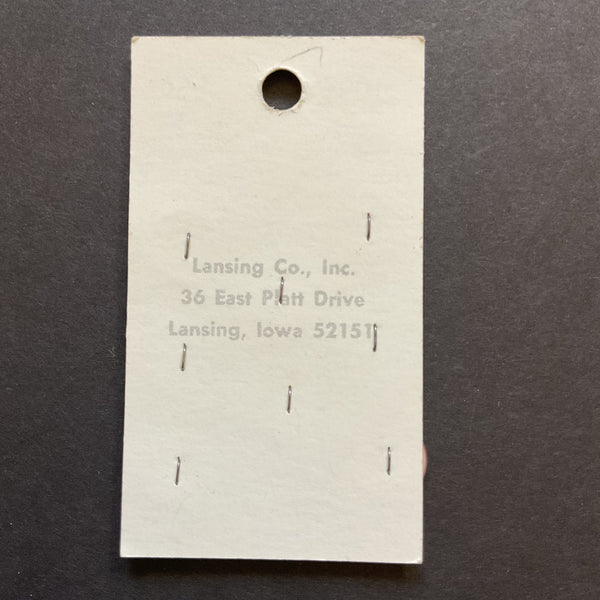 Vintage 1095 La Petite 1/2 Shiny Pink 2 Hole Buttons 8 on Card