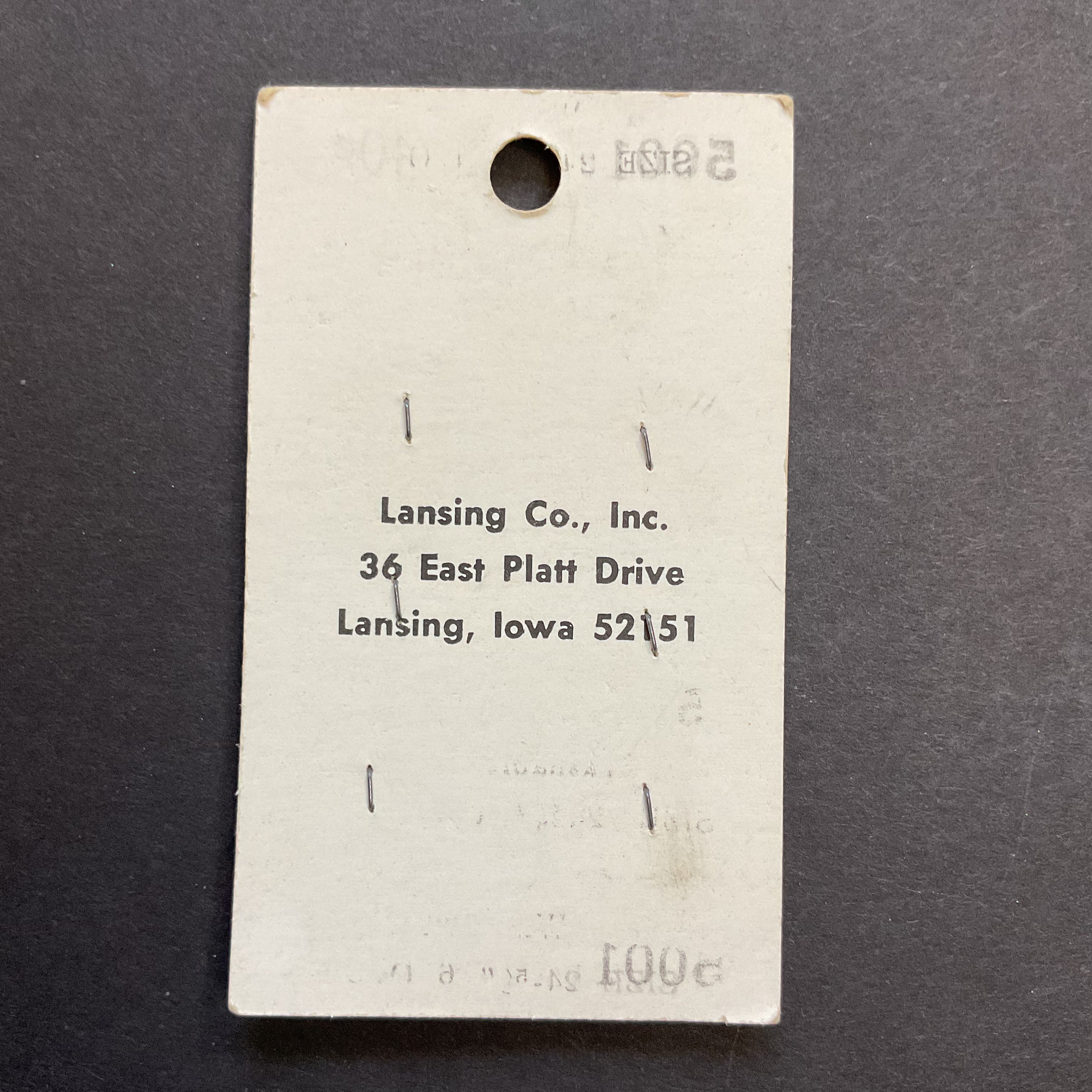 Vintage 5001 La Petite 5/8 Yellow 2 Hole Buttons 6 on Button Card