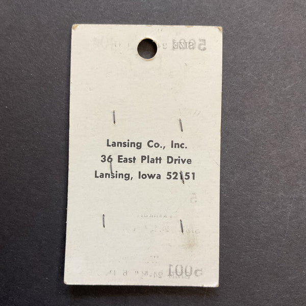 Vintage 5001 La Petite 5/8 Yellow 2 Hole Buttons 6 on Button Card