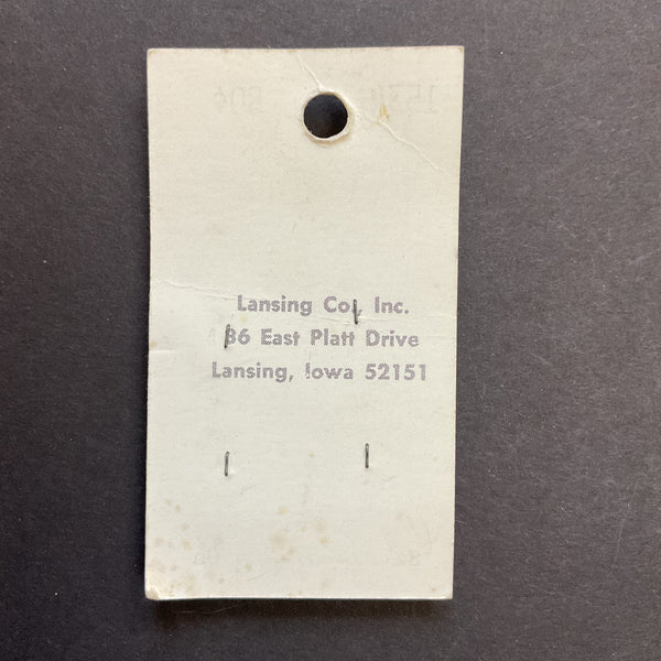 Vintage 1534 La Petite 5/8 Matte Brown 4 Hole Buttons 4 on Card