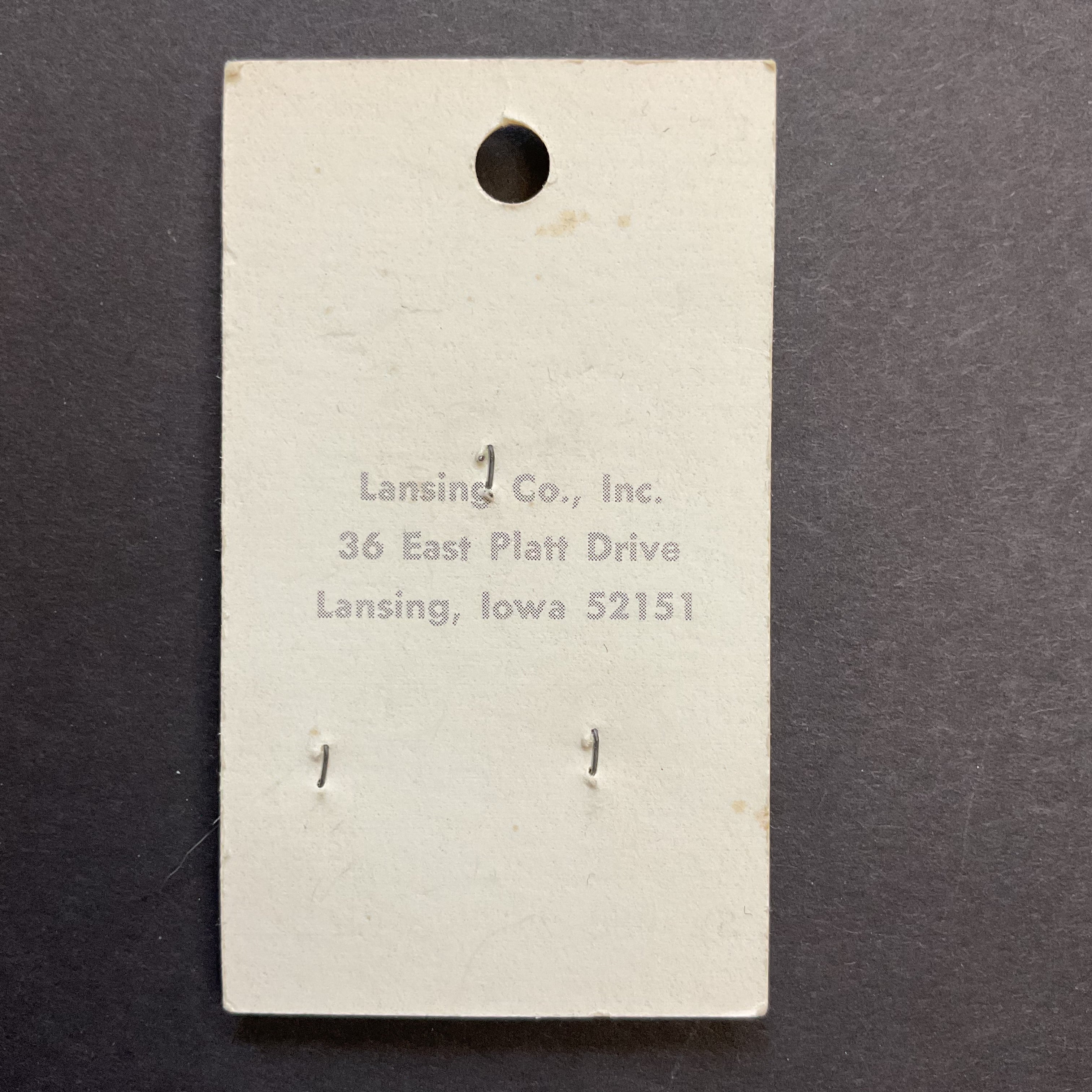 Vintage 3/4” La Petite 5023 Matte Beige 4 Hole Buttons 3 on Card