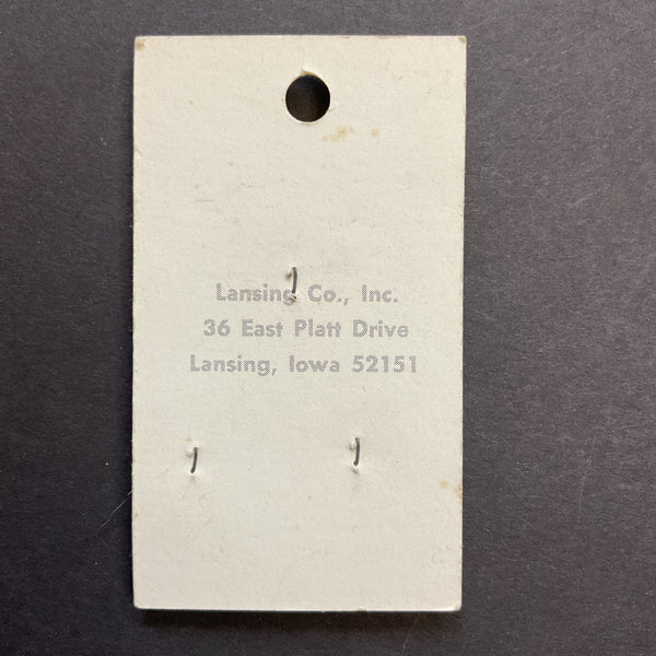 Vintage 3/4” La Petite 5023 Matte Beige 4 Hole Buttons 3 on Card