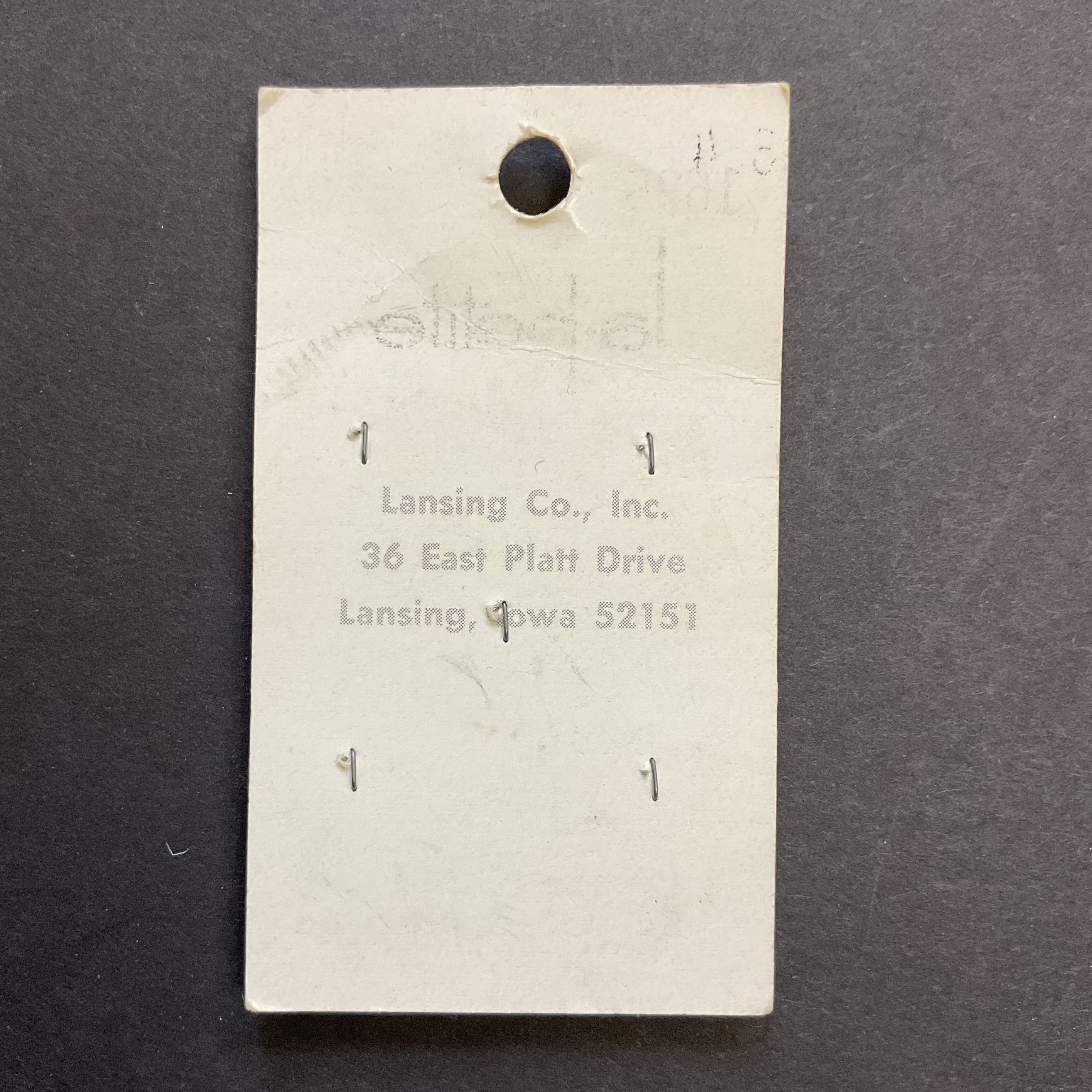 Vintage 1625 La Petite 3/4 Shiny Beige 2 Hole Buttons 5 on Button Card
