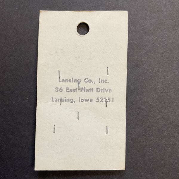 Vintage 5508 La Petite 1/2 Shiny Light Tan 2 Hole Buttons 8 on Card