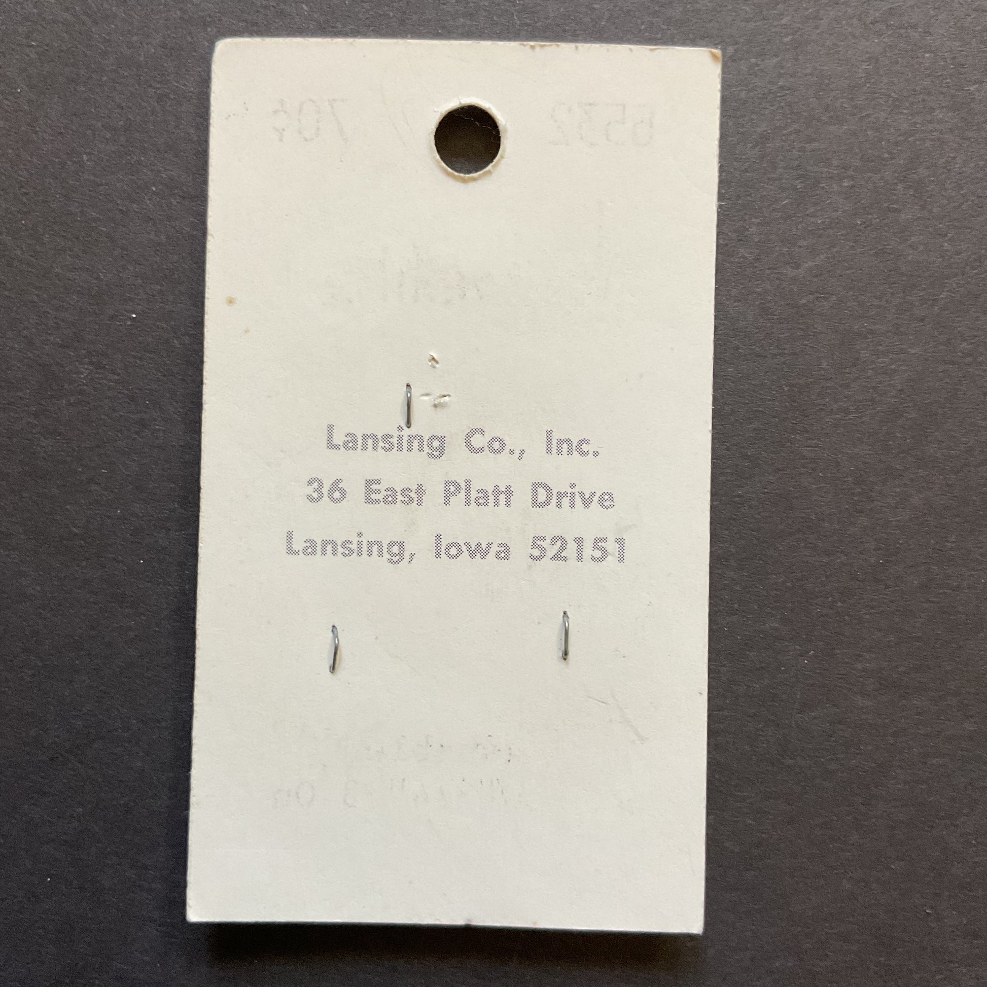 Vintage 6532 La Petite 3/4 Matte Gray 2 Hole Buttons 3 on Card - Avid Vintage