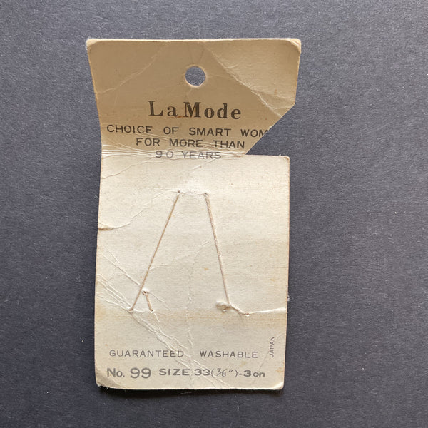 Vintage 99 La Mode 7/8 Dark Blue Shank Buttons 3 on Button Card