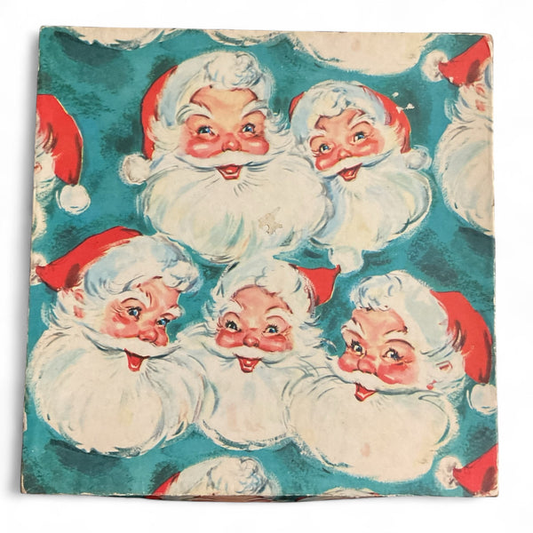Vintage Christmas Santa Claus Gift Box