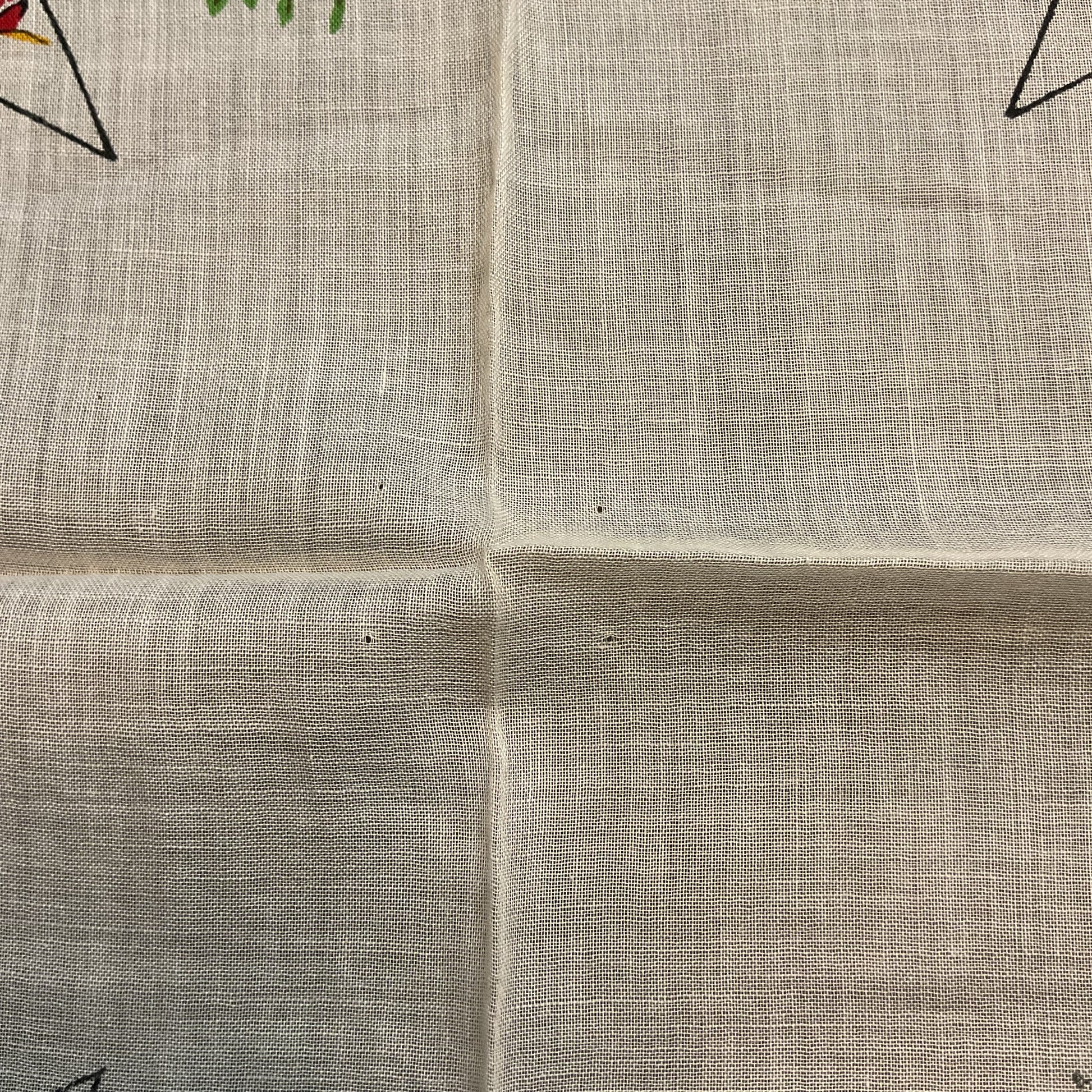 Vintage OES Hankie Order of Eastern Star Handkerchief - Avid Vintage