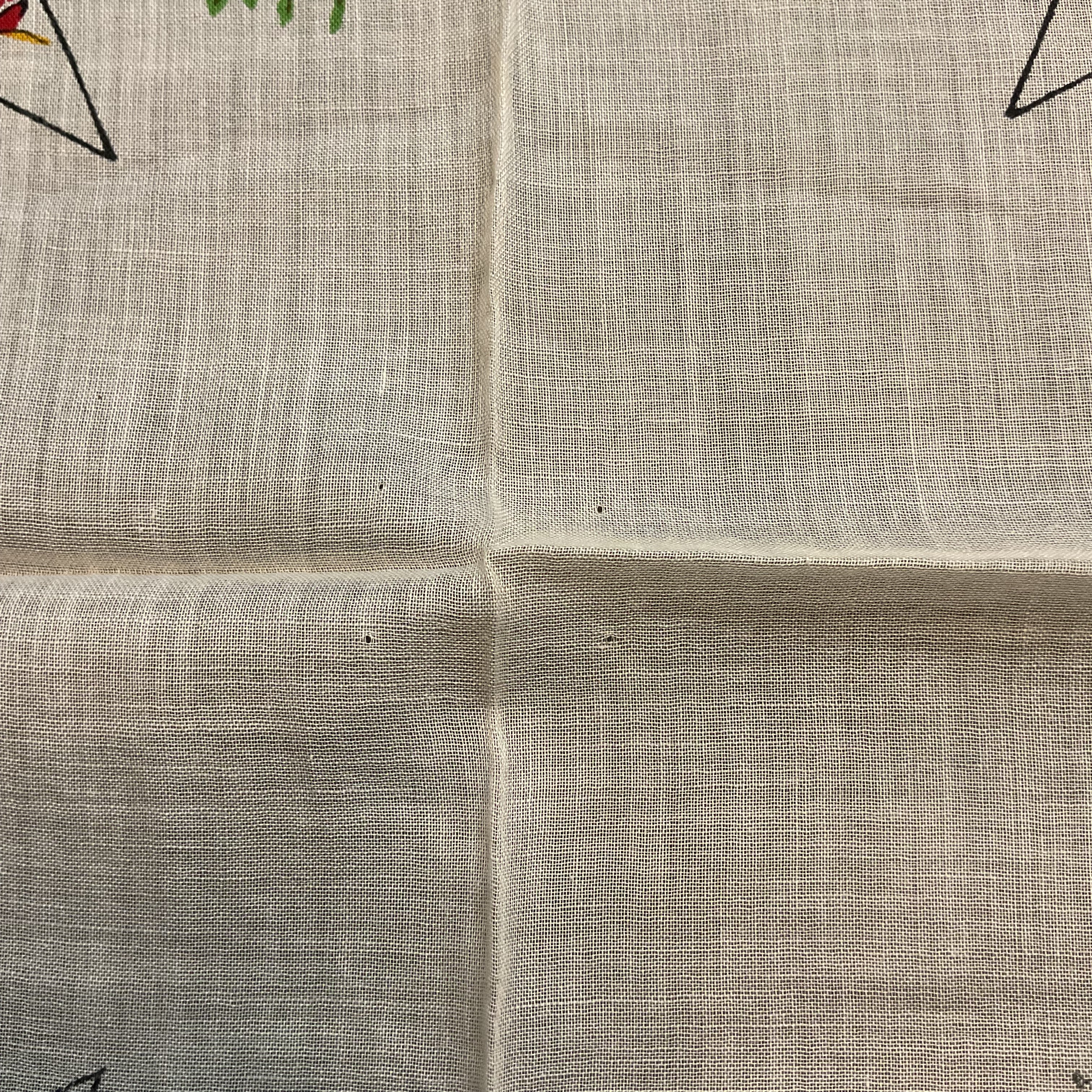 Vintage OES Hankie Order of Eastern Star Handkerchief - Avid Vintage