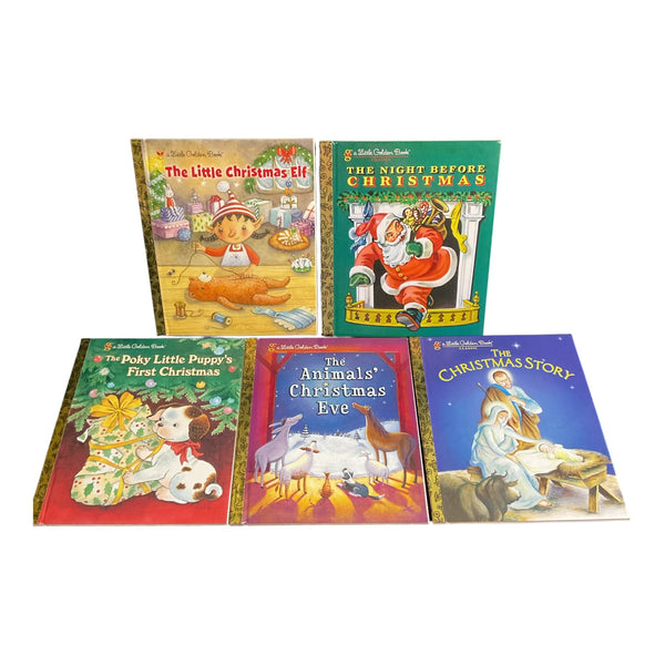 Favorite Little Golden Books for Christmas 5 in Cardboard Sleeve