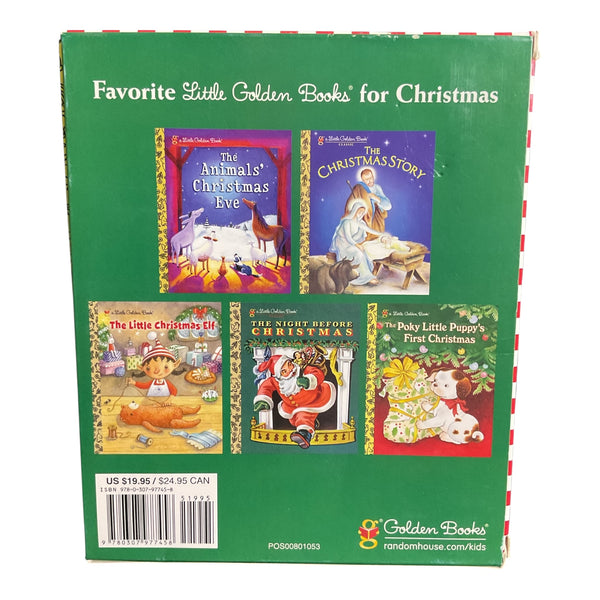 Favorite Little Golden Books for Christmas 5 in Cardboard Sleeve