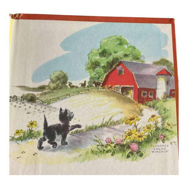 Socks 1949 Whitman Children’s Book Hardcover Florence Sarah Winship