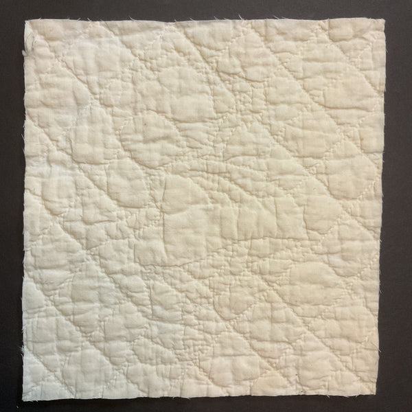 Vintage Embroidered Quilt Block Little Dutch Girl or Brownie Girl Yellows 10 1/2 x 11