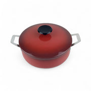 Vintage Regal Ware Dutch Oven Red Aluminum Pot Retro Cookware