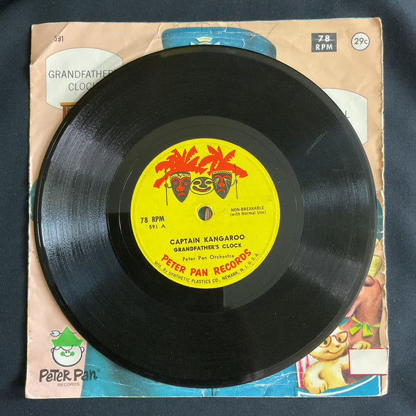 Vintage 1962 Captain Kangaroo Peter Pan Record in Sleeve 78 RPM