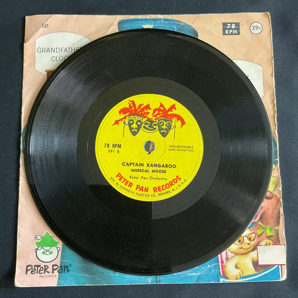 Vintage 1962 Captain Kangaroo Peter Pan Record in Sleeve 78 RPM