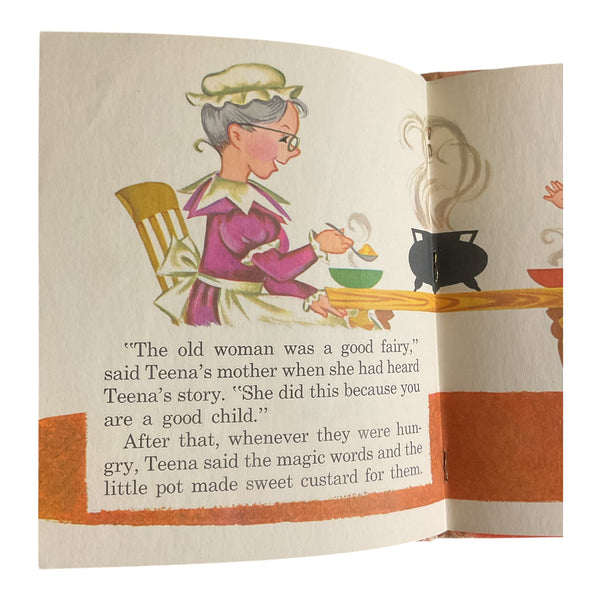 Teena and the Magic Pot Vintage 1961 Whitman Hardcover Childrens Book 2480