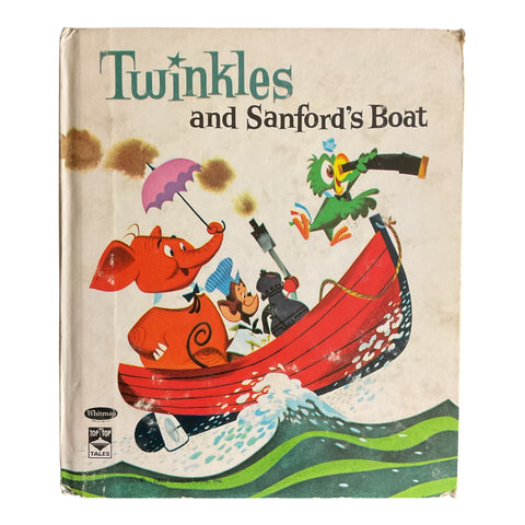 Twinkles and Sanford’s Boat Vintage 1962 Whitman Hardcover Childrens Book 2477