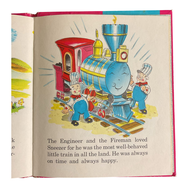 Sneezer Vintage 1955 Whitman Top Top Tales Hardcover Childrens Book