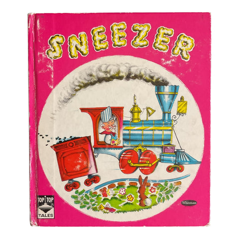 Sneezer Vintage 1955 Whitman Top Top Tales Hardcover Childrens Book