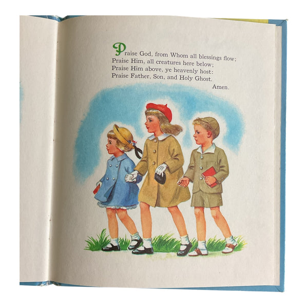 My Prayers Vintage 1959 Whitman Top Top Tales Childrens Book