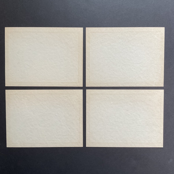 4 Vintage Children’s Sewing Cards A. Flanagan Company Swan Duck