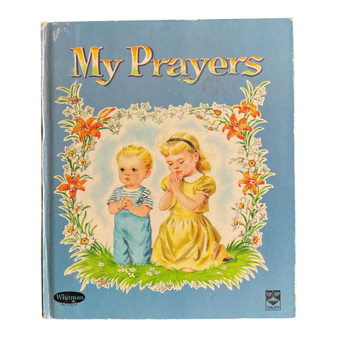My Prayers Vintage 1959 Whitman Top Top Tales Childrens Book
