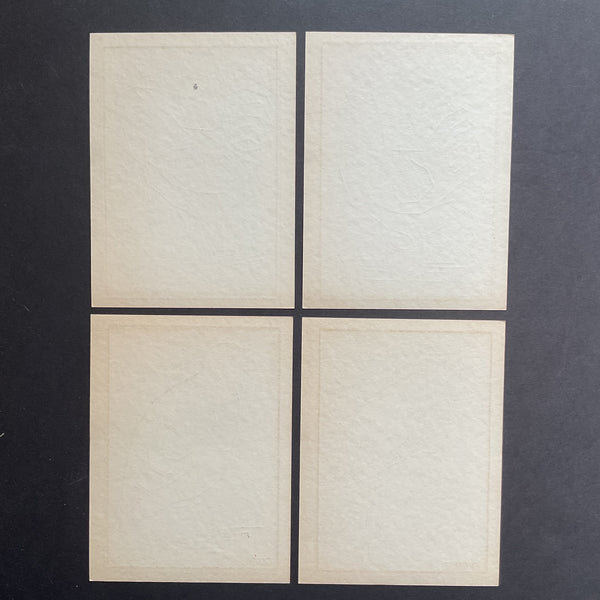 4 Vintage Children’s Animal Sewing Cards A. Flanagan Company