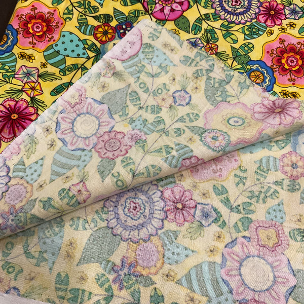 Floral Fabric Kristen’s Garden Mix Hancock Fabrics 44 x 1 Yard