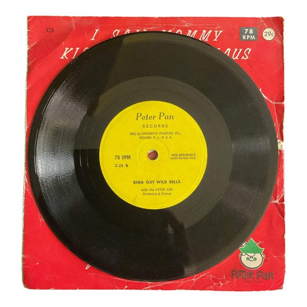 Vintage 1962 I Saw Mommy Kissing Santa Claus Childrens Vinyl Record 78 RPM