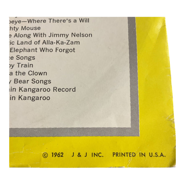 Vintage 1962 Goldilocks and the 3 Bears Peter Pan Vinyl Record in Sleeve 78 RPM