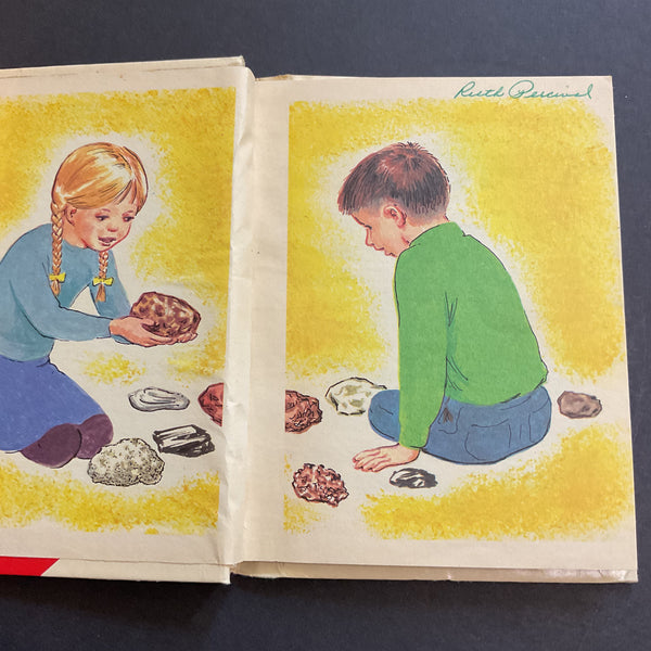 Let’s Read About Rocks 1969 Rand McNally Junior Elf Children's Book 8165