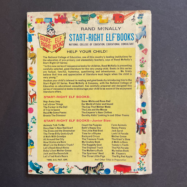 Let’s Read About Rocks 1969 Rand McNally Junior Elf Children's Book 8165