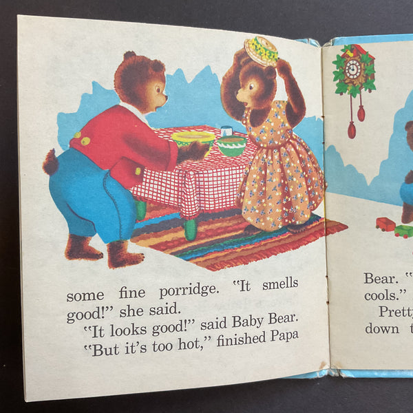 The Three Bears Vintage 1952 Whitman Childrens Book