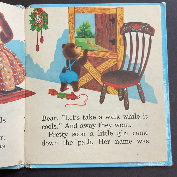 The Three Bears Vintage 1952 Whitman Childrens Book