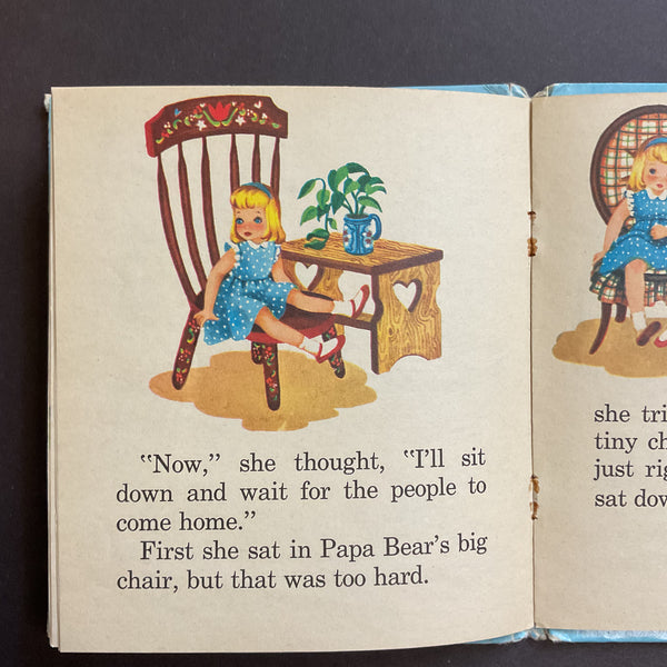 The Three Bears Vintage 1952 Whitman Childrens Book