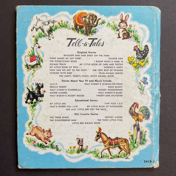 The Three Bears Vintage 1952 Whitman Childrens Book