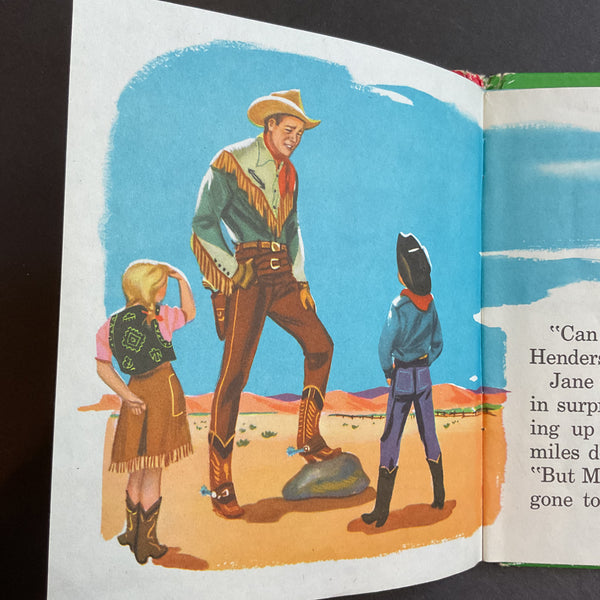 Roy Rogers Bullet Leads the Way Vintage 1953 Whitman Childrens Book