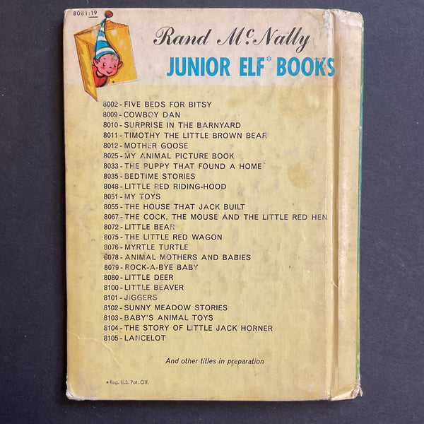 Vintage 1961 Childrens Book Little Raccoon by Mabel Watts Junior Elf 8081