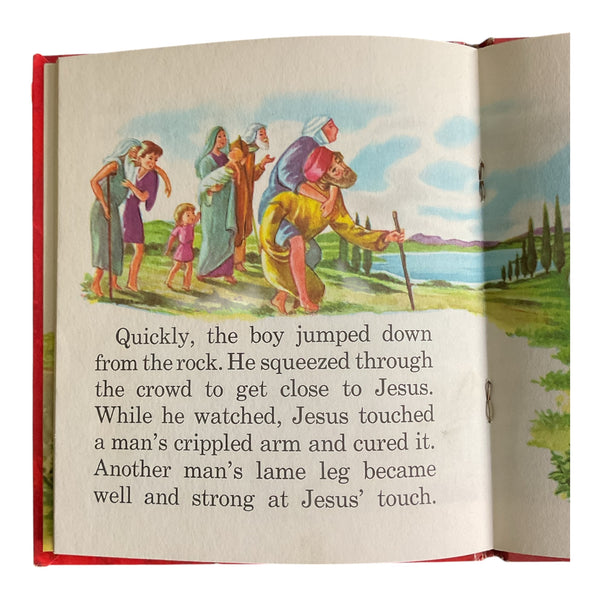 A Child’s Friend Vintage 1953 Whitman Hardcover Tell a Tales Religious Book