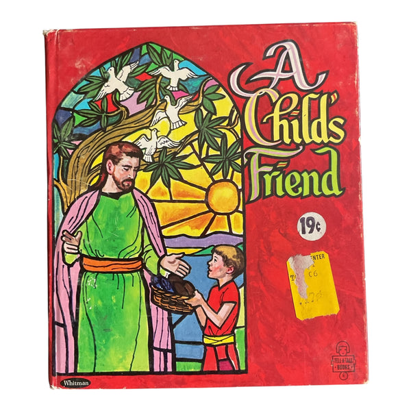 A Child’s Friend Vintage 1953 Whitman Hardcover Tell a Tales Religious Book