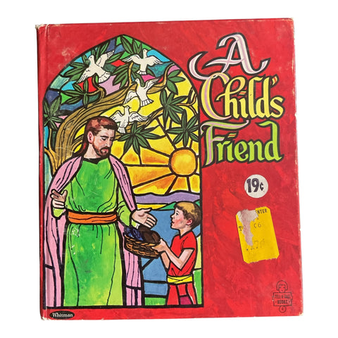 A Child’s Friend Vintage 1953 Whitman Hardcover Tell a Tales Religious Book