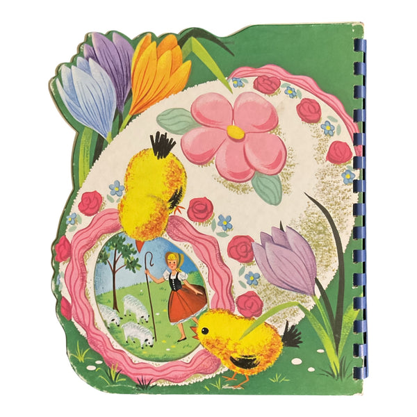My Easter Egg Book Vintage 1966 A Sturdi Contour Book by Wonder