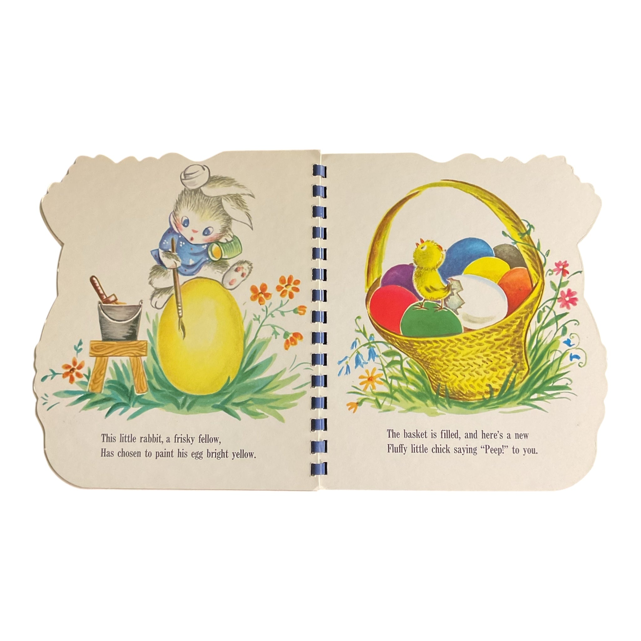 My Easter Egg Book Vintage 1966 A Sturdi Contour Book by Wonder