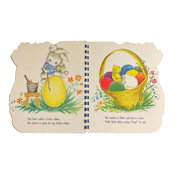 My Easter Egg Book Vintage 1966 A Sturdi Contour Book by Wonder