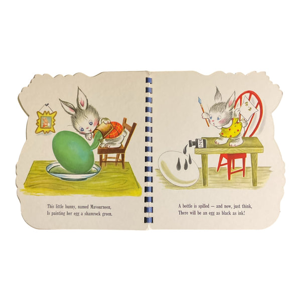 My Easter Egg Book Vintage 1966 A Sturdi Contour Book by Wonder